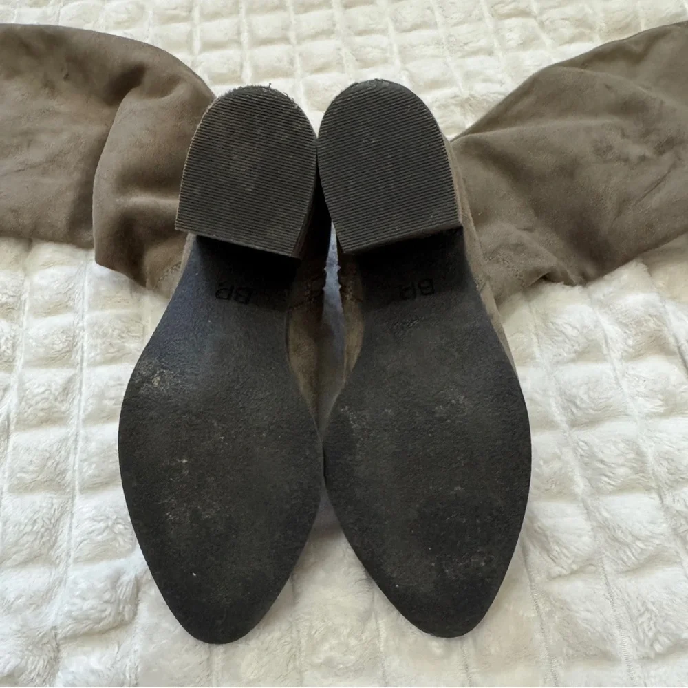 Banana Republic 8 Green Suede Over the Knee‎ Boots ~ Boho Festival Western